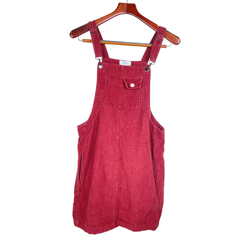 Womens Overall Skirt Jumper Dress S/M %100 Cotton Corduroy Grunge Twee Kidcore